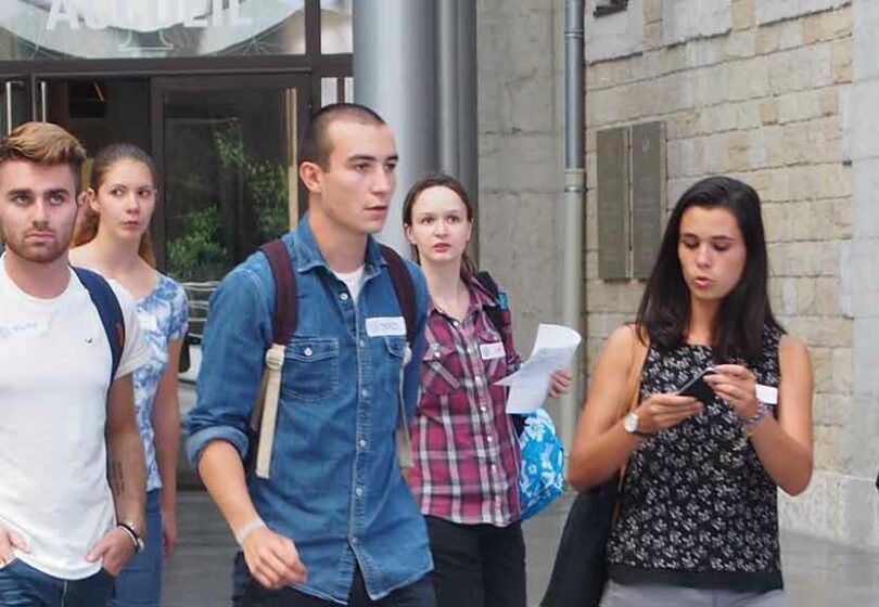 ESTBB Etudiants sur le campus Saint-Paul