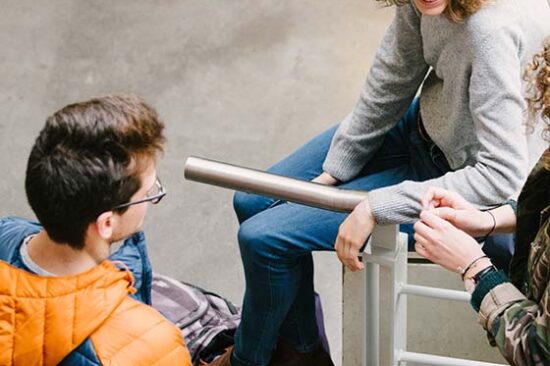 ESTBB Etudiants sur le campus Saint-Paul