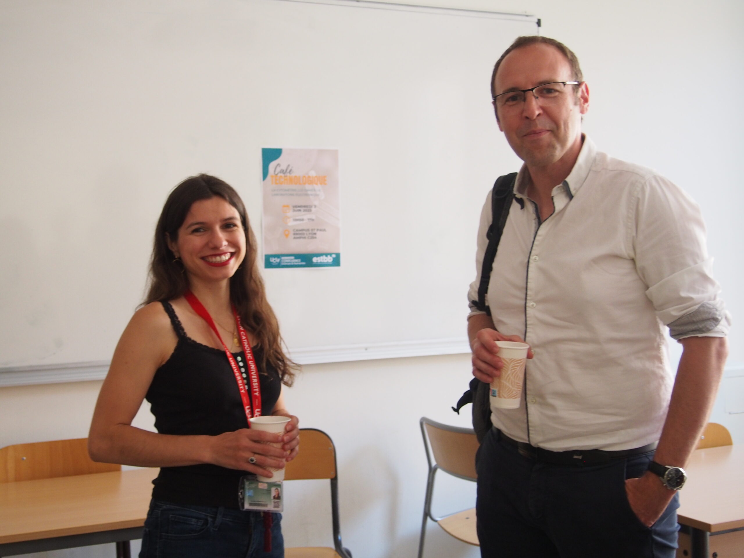 Marion Ferren et Olivier Reynard Café technologique 