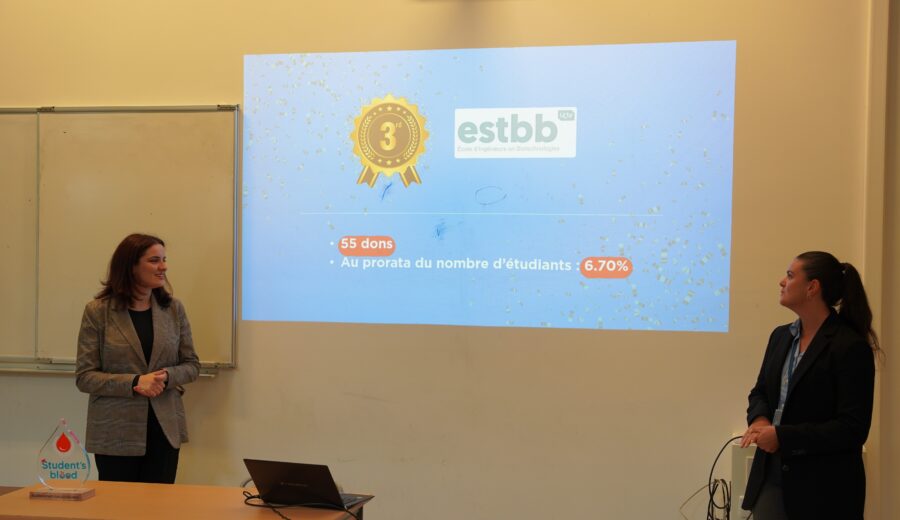 Student's Blood Challenge : remise des prix