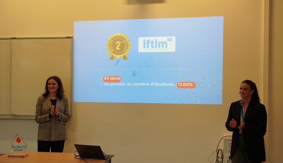 Student's Blood Challenge : remise des prix
